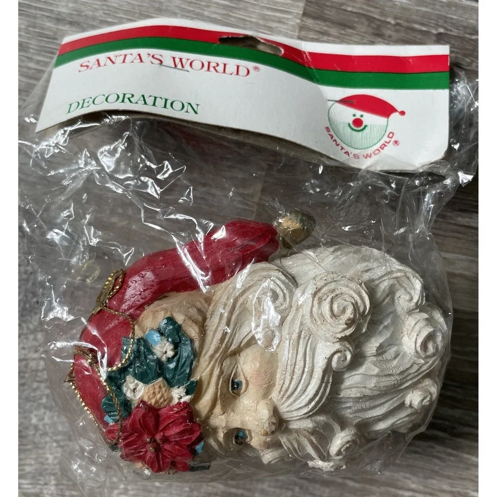 Vintage Santas World Kurt Adler Christmas Ornament 4.5